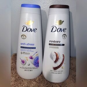 Dove Anti-Stress and Restore Coconut Body Wash Set